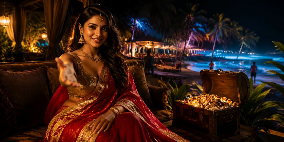 Casino environment in Goa with vibrant local aesthetics